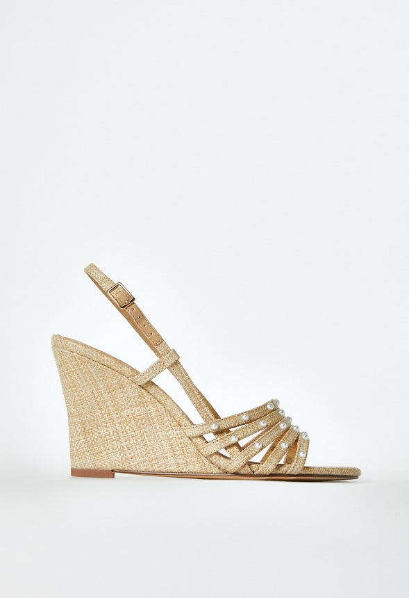 Solana Wedge Sandal Dk Natural