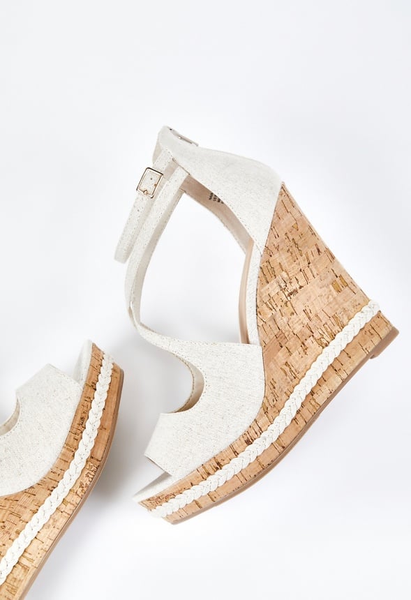 Naia Wedge Sandal Dk Natural