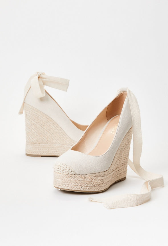 Vilette Espadrille Wedge Natural