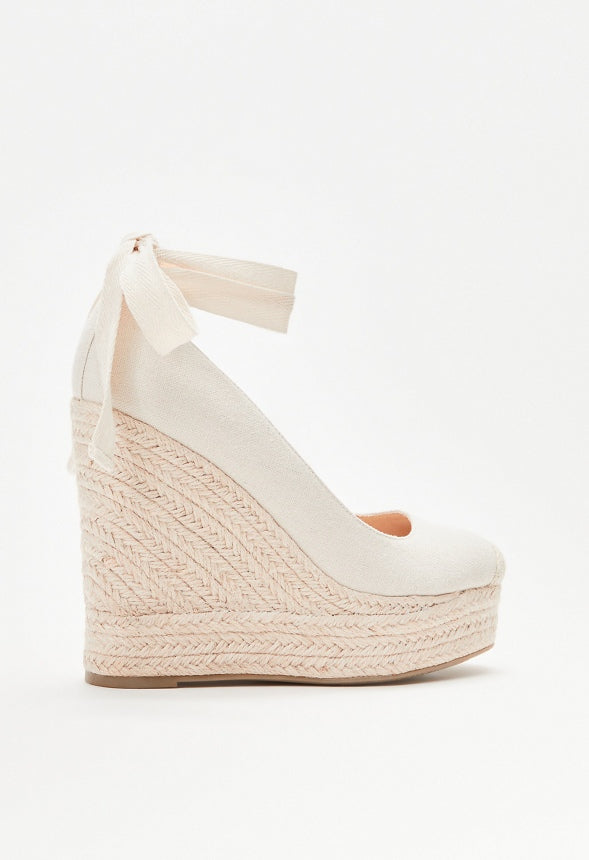 Vilette Espadrille Wedge Natural