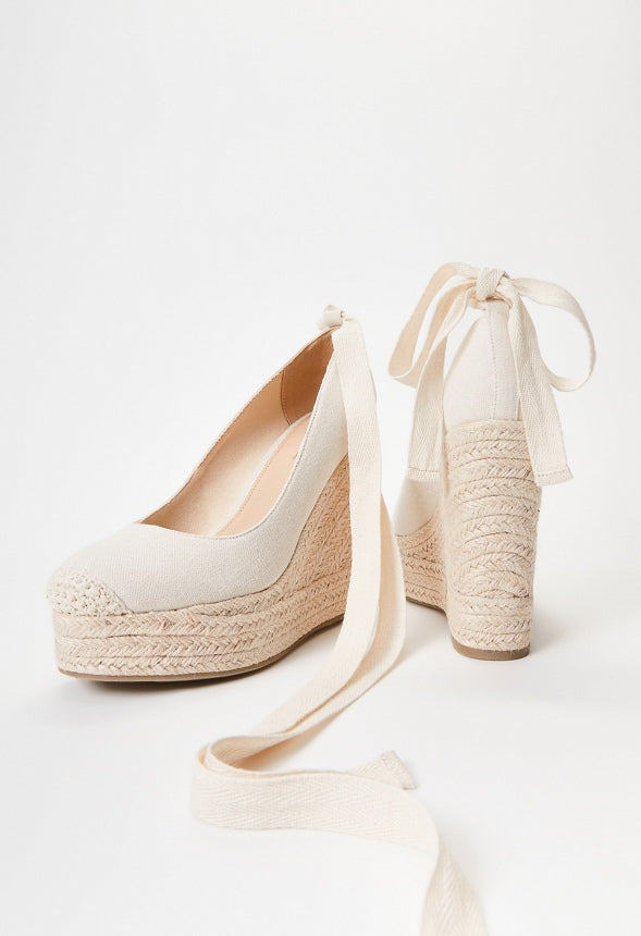Vilette Espadrille Wedge Natural