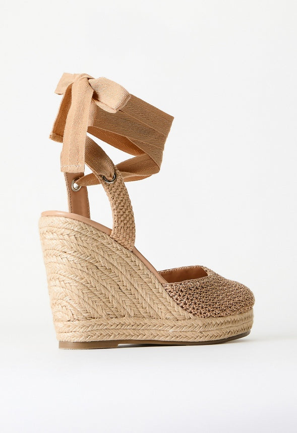 Rena Espadrille Wedge Sandal New Nude