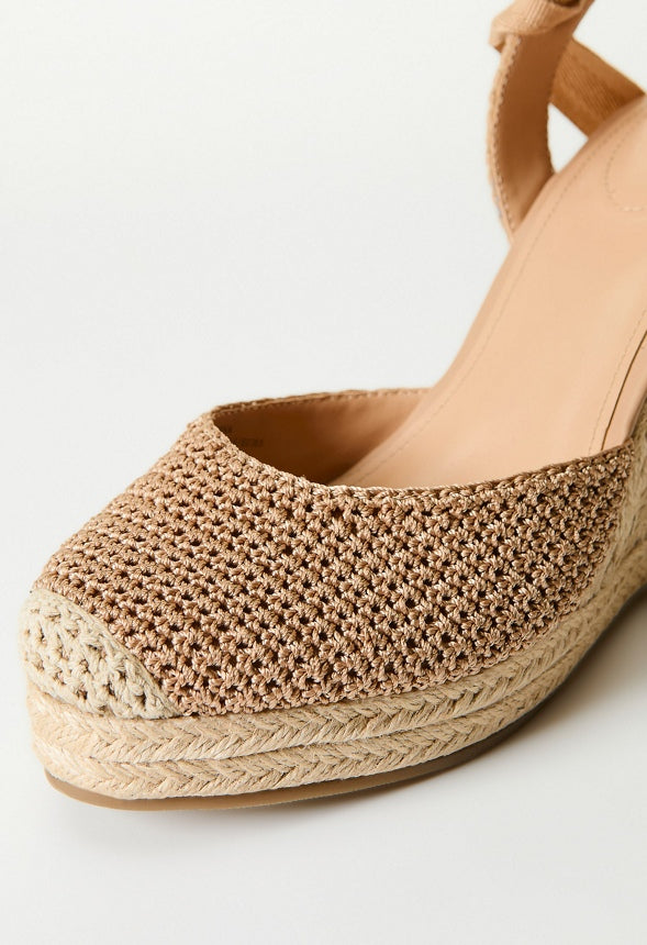 Rena Espadrille Wedge Sandal New Nude