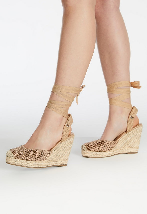 Rena Espadrille Wedge Sandal New Nude