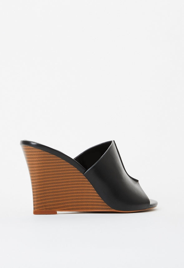 Kailey Wedge Sandal Black