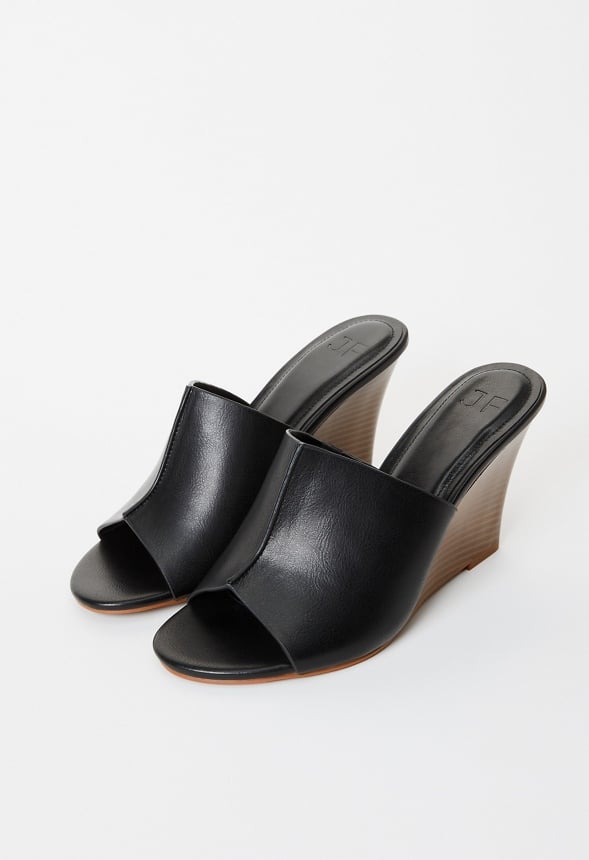 Kailey Wedge Sandal Black