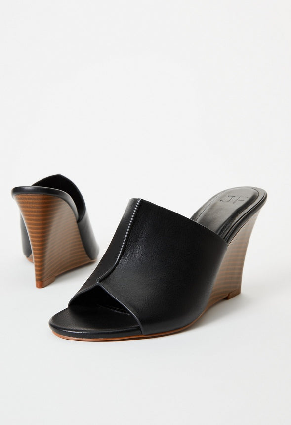 Kailey Wedge Sandal Black