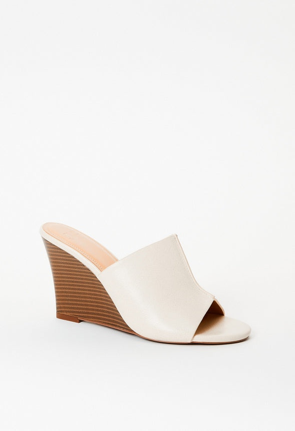 Kailey Wedge Sandal Birch White