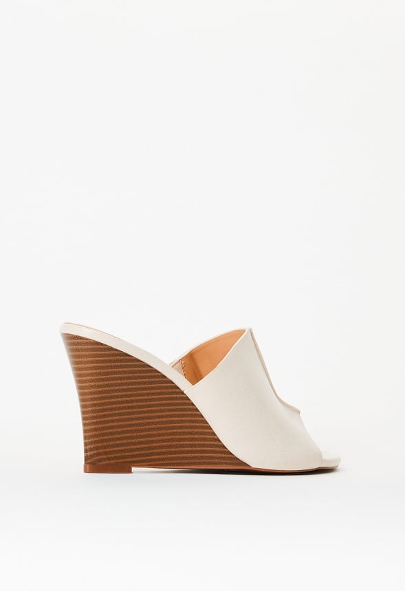 Kailey Wedge Sandal Birch White