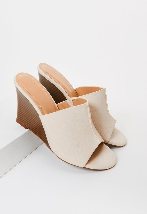 Kailey Wedge Sandal Birch White