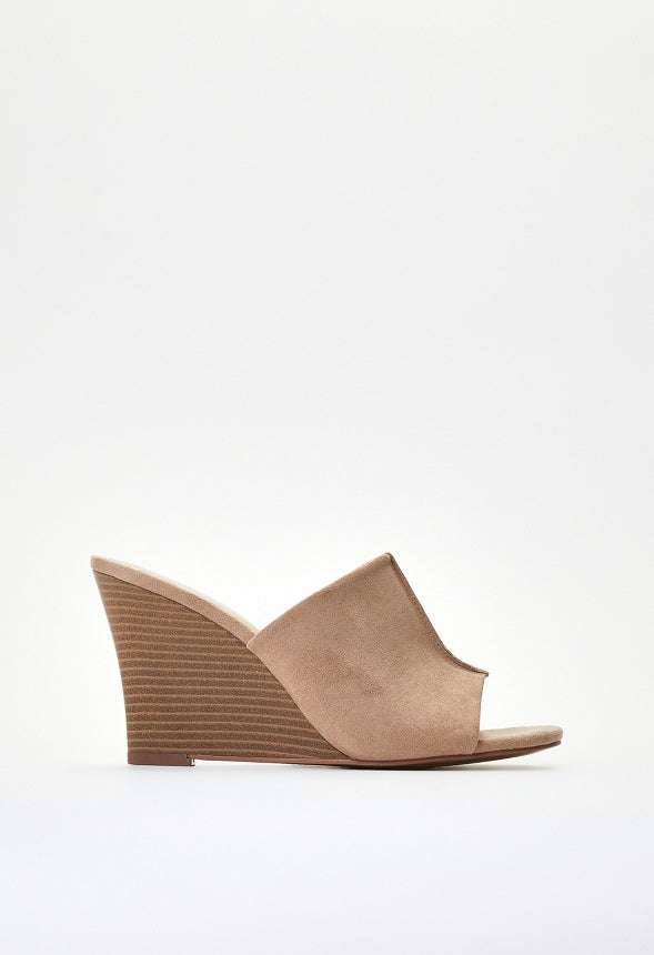 Kailey Wedge Sandal Taupe