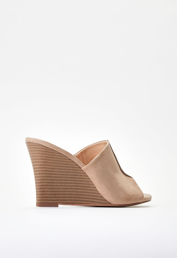 Kailey Wedge Sandal Taupe