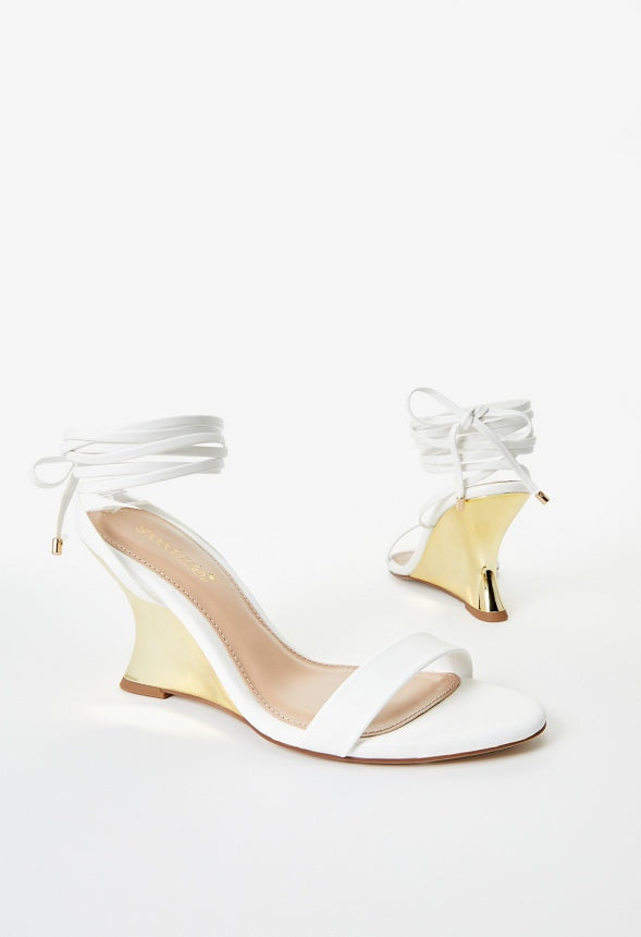Avyanna Wedge Sandal Bright White