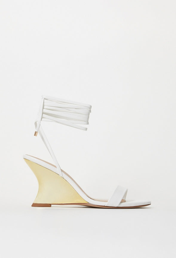 Avyanna Wedge Sandal Bright White