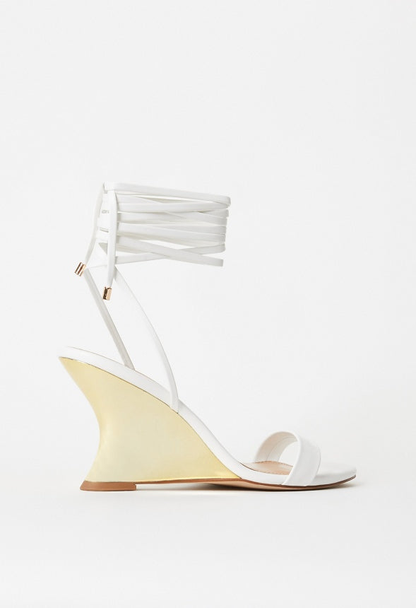 Avyanna Wedge Sandal Bright White