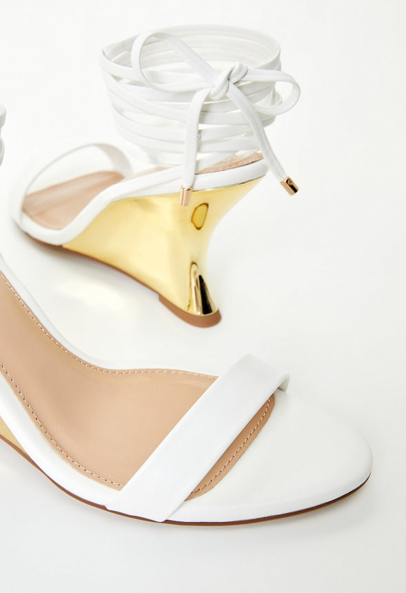Avyanna Wedge Sandal Bright White