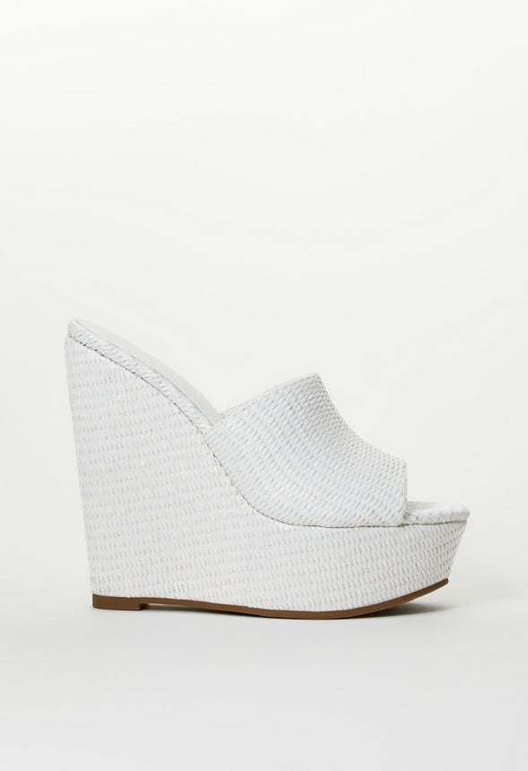 Alayna Platform Espadrille Wedge Sandal Bright White