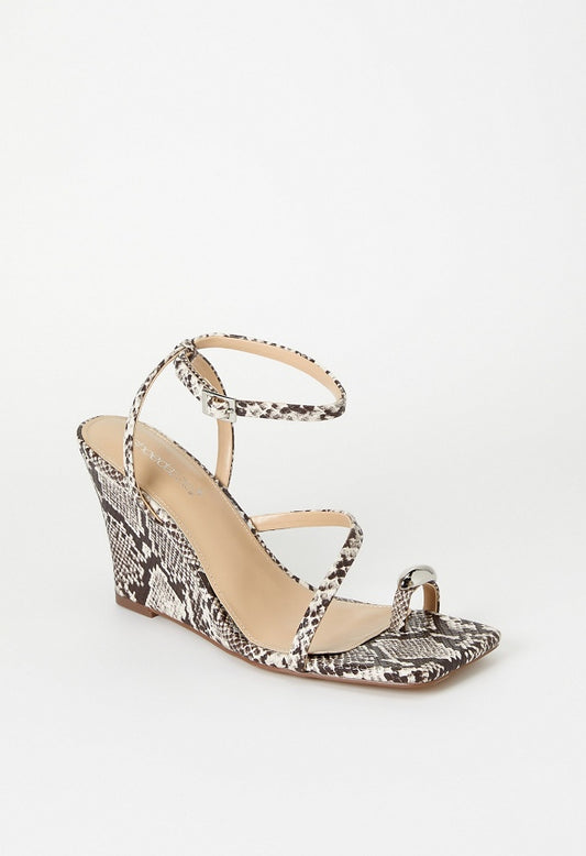 Sylvia Wedge Sandal Natural