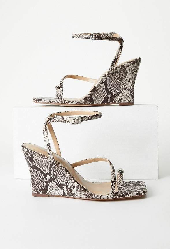 Sylvia Wedge Sandal Natural