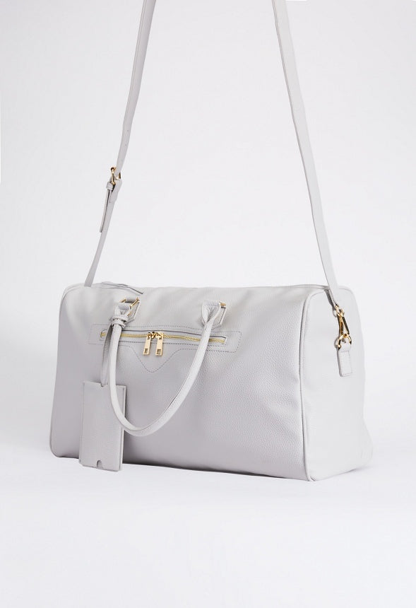 FRONT ZIPPERED POCKET WEEKENDER Vapor Blue