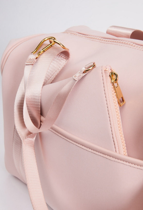 NEOPRENE GYM BAG WITH FRONT SLIP POCKET Rose Smoke