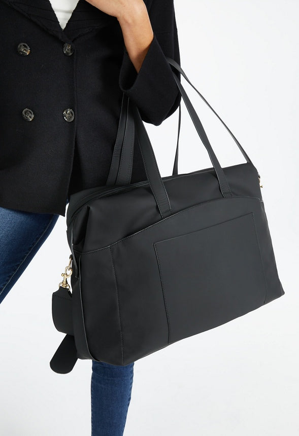 Front Pocket Overnighter Black