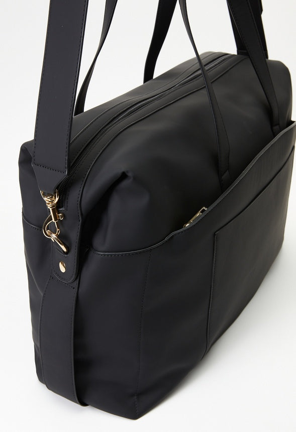 Front Pocket Overnighter Black