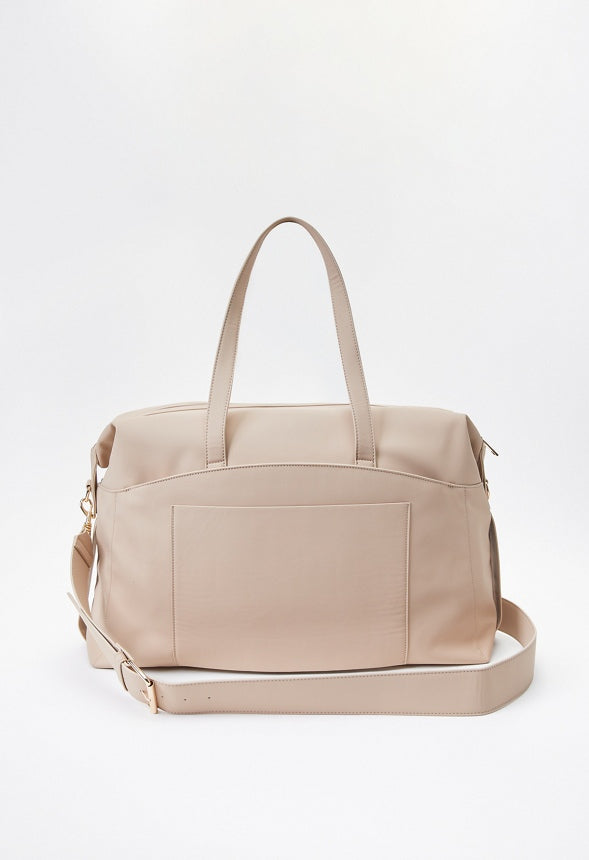 Front Pocket Overnighter Taupe
