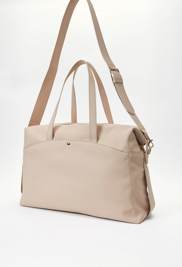 Front Pocket Overnighter Taupe