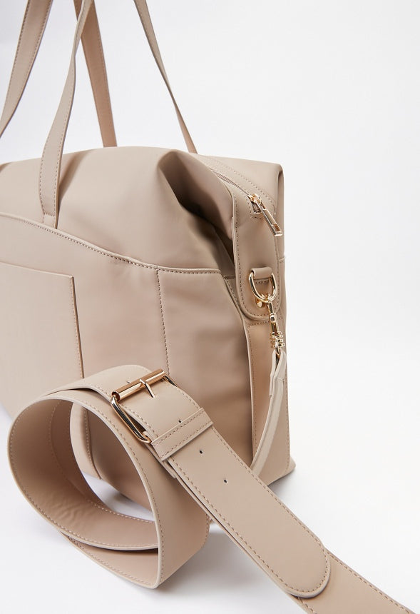 Front Pocket Overnighter Taupe