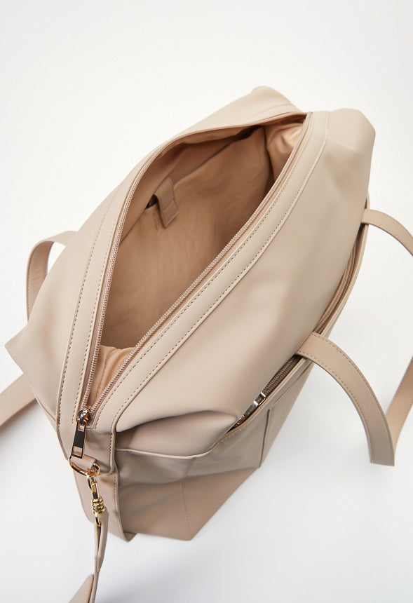 Front Pocket Overnighter Taupe