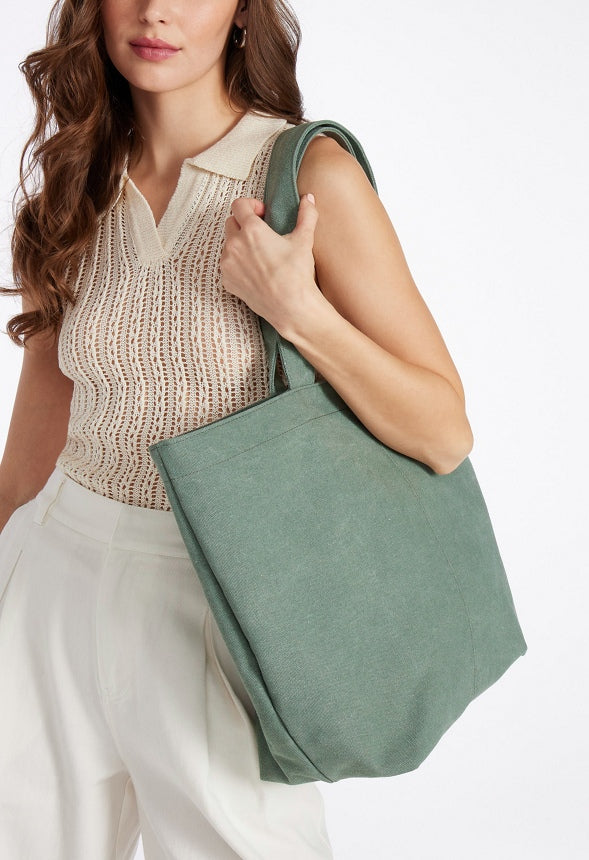 Classic Fabric Tote Weekender Iceberg Green
