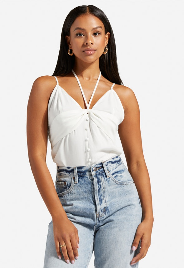 STRAPPY CAMI TOP White