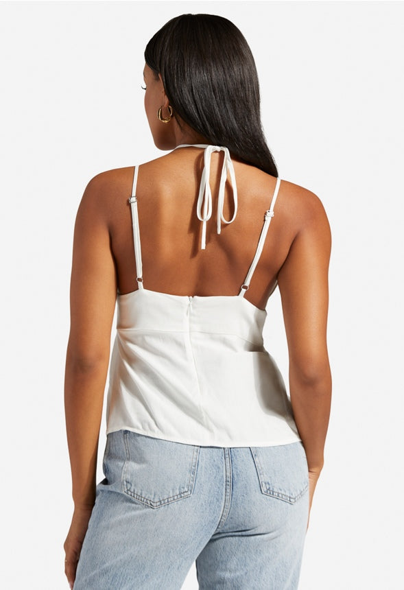STRAPPY CAMI TOP White