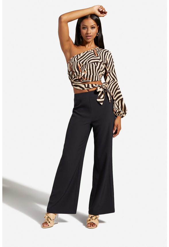 ONE SHOULDER TOP Animal