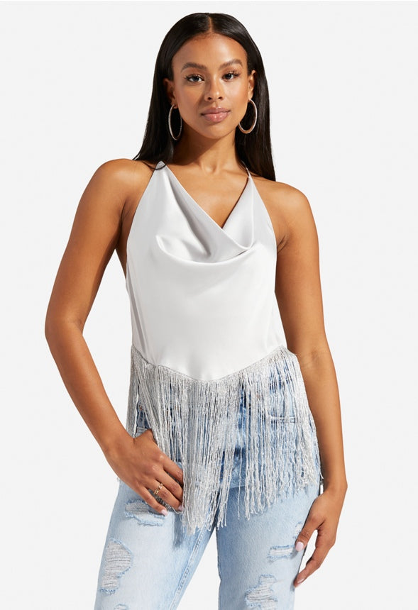 FRINGED TOP Silver