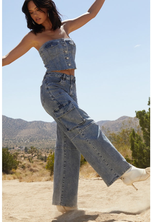 Denim Bustier Haven