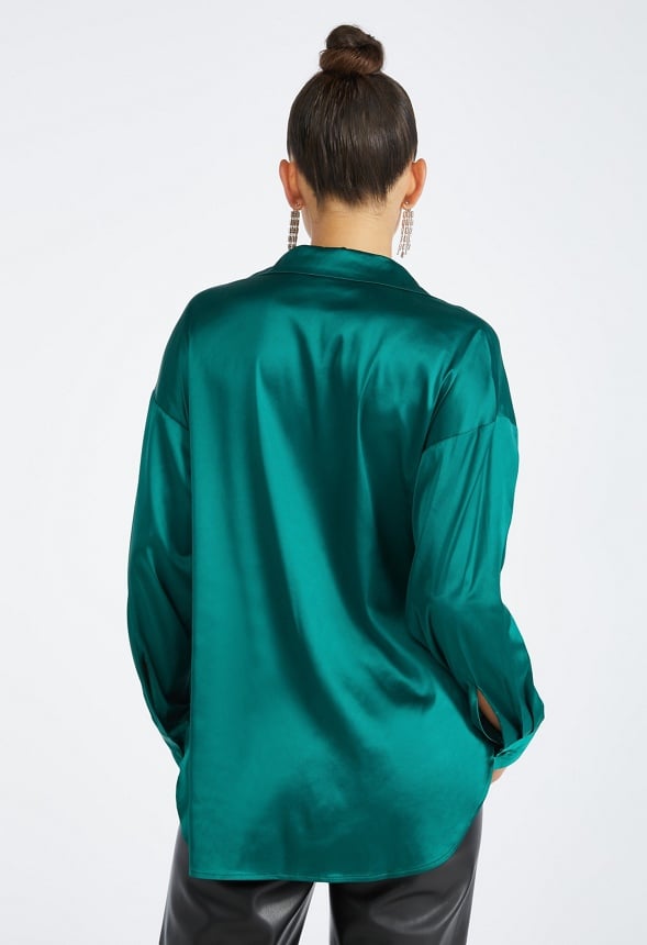 Charmeuse Men's Shirt Evergreen