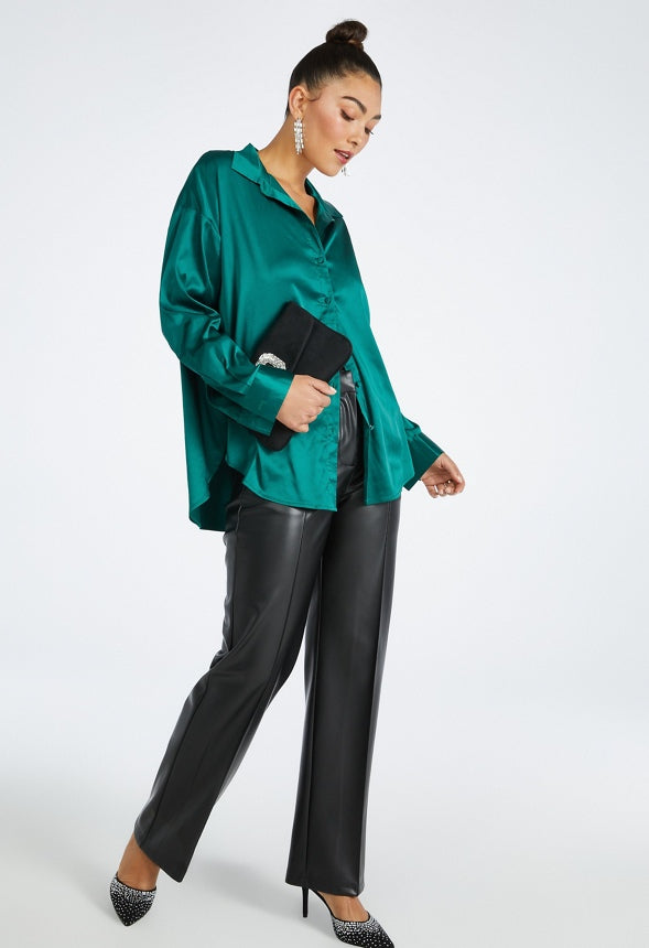 Charmeuse Men's Shirt Evergreen