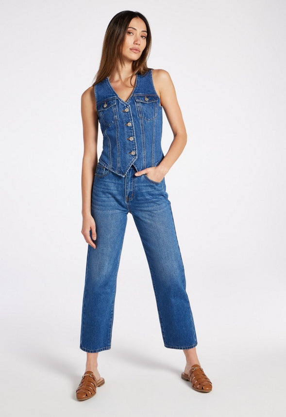 Joss Denim Vest Faze