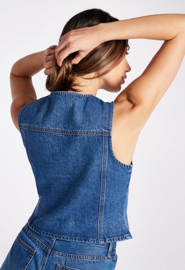 Joss Denim Vest Faze