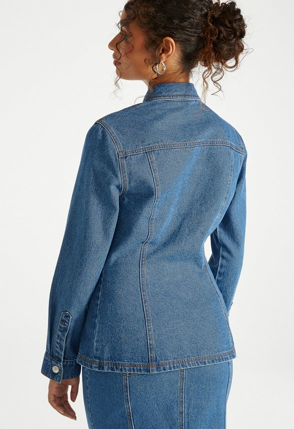 Denim Hourglass Shirt Faze
