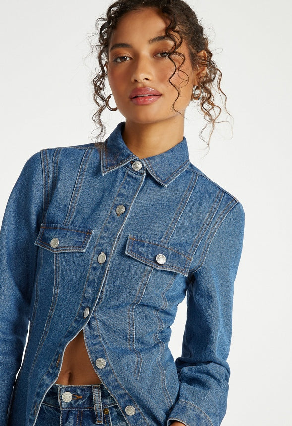 Denim Hourglass Shirt Faze