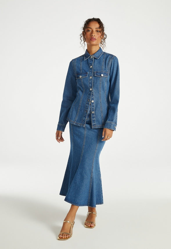 Denim Hourglass Shirt Faze
