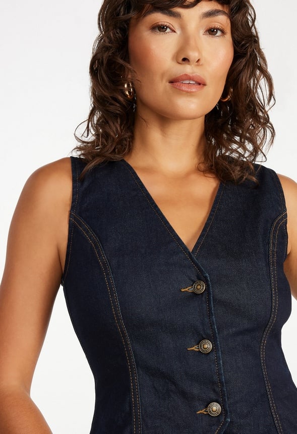 Denim Vest Whisper